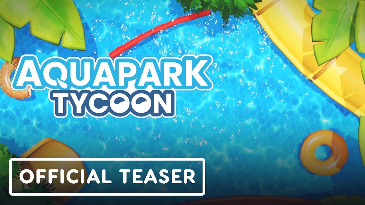 Aquapark Tycoon - Official Announcement Teaser Trailer