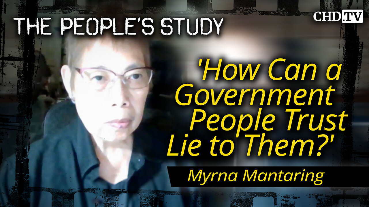 How Can a Government People Trust Lie to Them?'