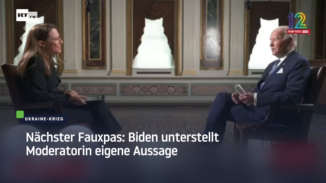 Nächster Fauxpas: Biden unterstellt Moderatorin eigene Aussage