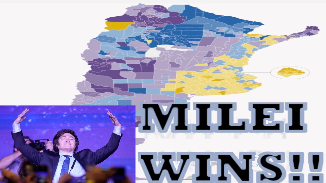 JAVIAR MILE WINS ARGENTINIAN PRESIDENTIAL ELECTION #PASO2023 #ELECCIONESGENERALES #elecciones2023