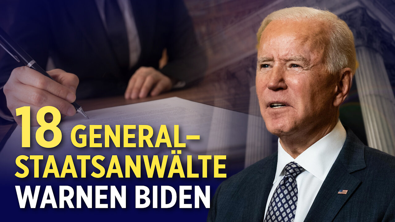 US-Finanzministerin: China-Zölle werden vorerst bleiben | 18 Generalstaatsanwälte warnen Biden