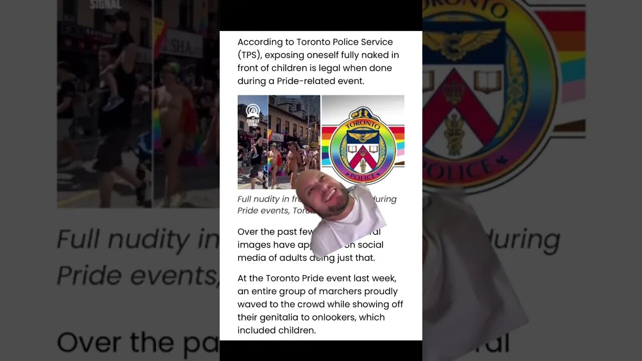 Everything is legal during pride…. Apparently
