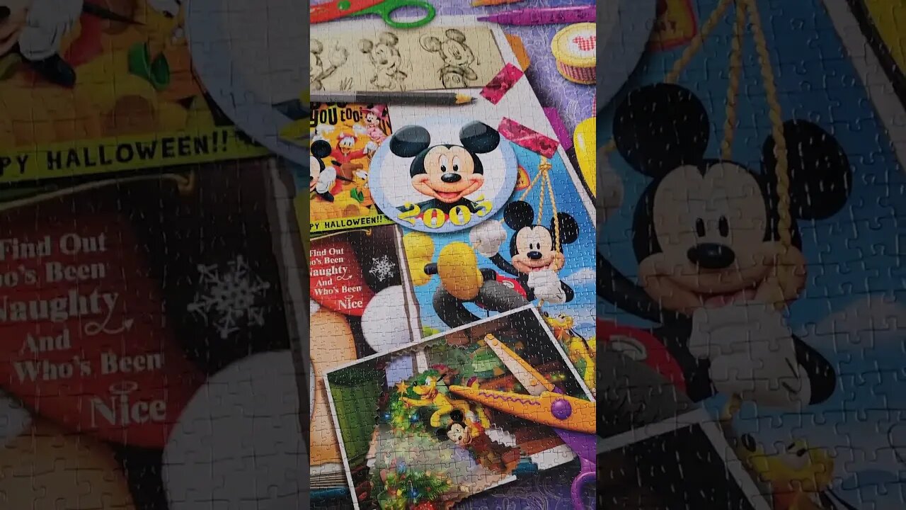 Part 3 Making Mickey Magic! #puzzle #disney #mickeymouse #shorts #satisfying