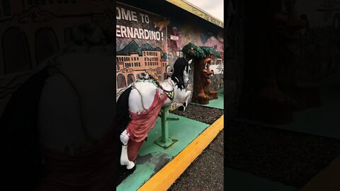 Outside the McDonald’s museum￼