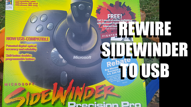 Converting Sidewinder Precision Flightstick Pro To USB