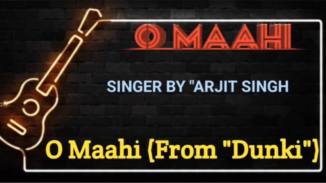 O Maahi - Pritam, Arijit Singh, Irshad Kamil