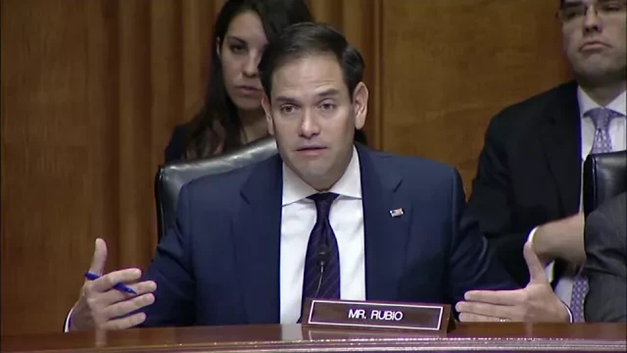 Rubio at Foreign Relations hearing on U.S. Policy in Syria Post-ISIS