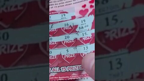 LOVE Lottery Ticket Winner #shorts #lottery