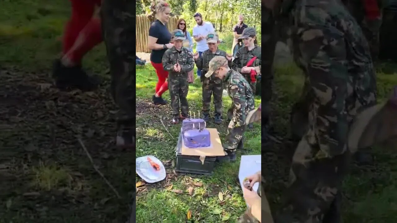 Birthday party at South West Survival #southwestsurvival #survival