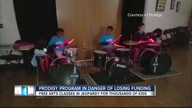 Prodigy Cultural Arts Program providing free classes to kids in danger of losing state funding