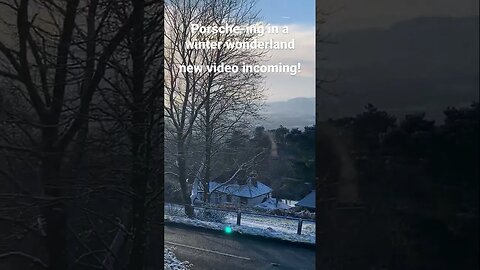 Porsche-ing in a winter wonderland #porsche #winterwonderland