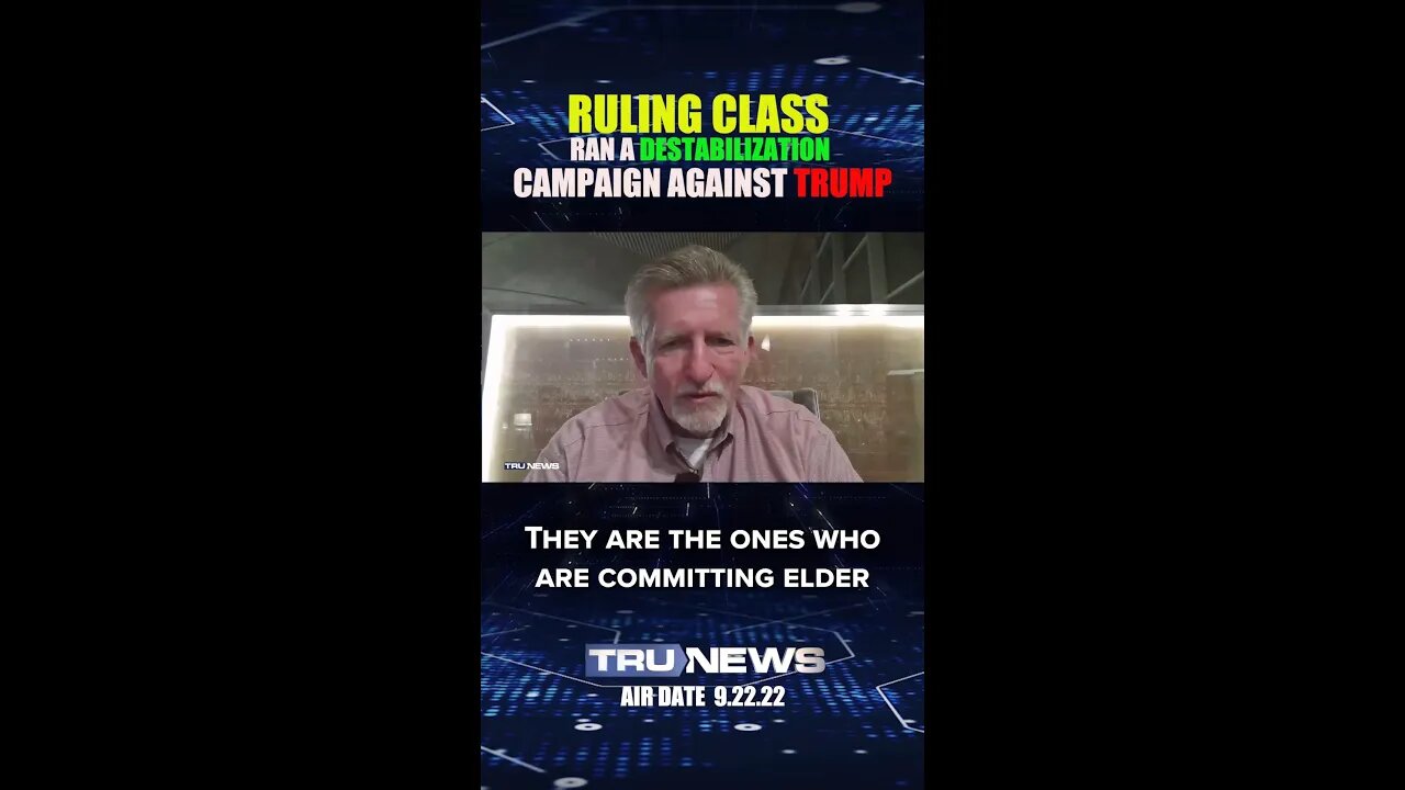 Ruling Class Ran a Destabilization Campaign Against Trump #shorts