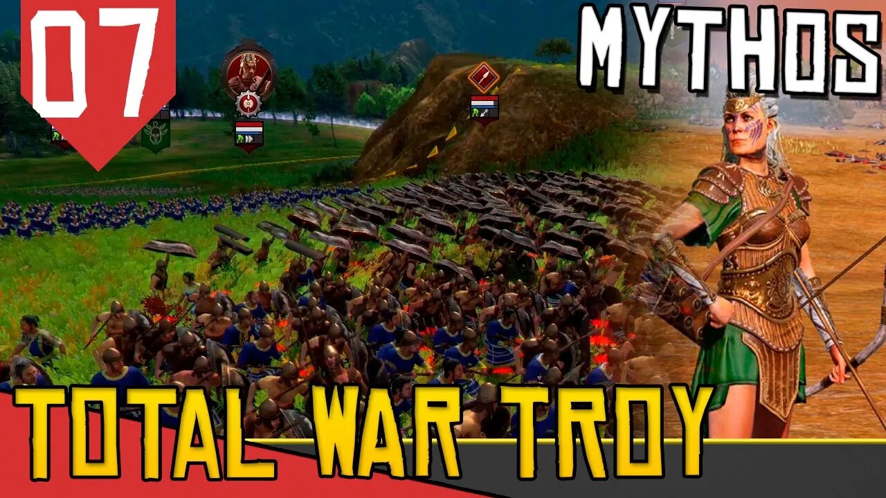 Chegando no Reino de HADES - Total War Saga Troy Hipólita #07 [Gameplay PT-BR]