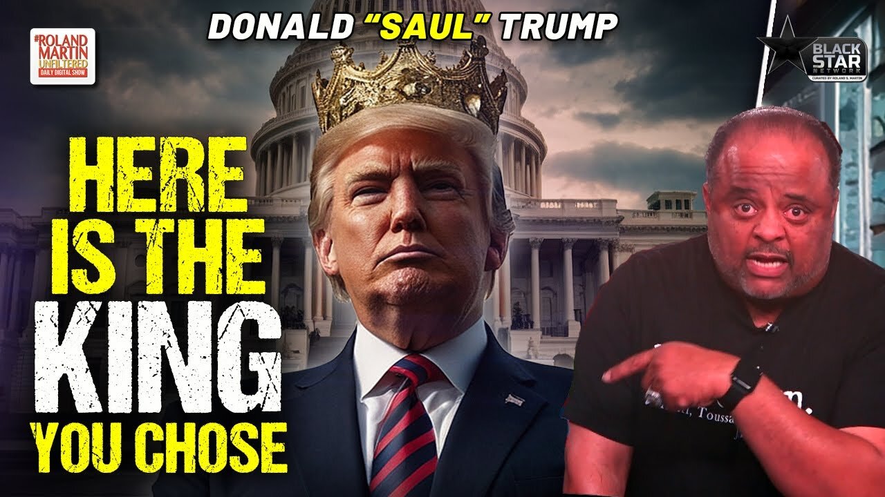 Just as in 1 Samuel 8, Americans wanted a king, so they elected Donald "Saul" Trump