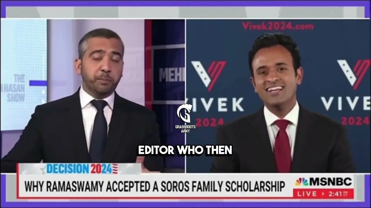 Why Vivek Ramaswamy Accepted Soros Money