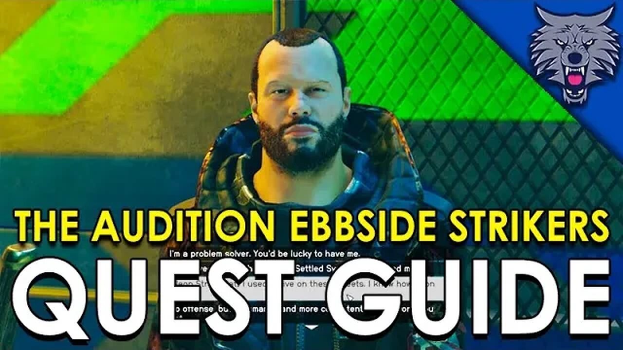 Starfield - The Audition Ebbside Strikers Quest Walkthrough