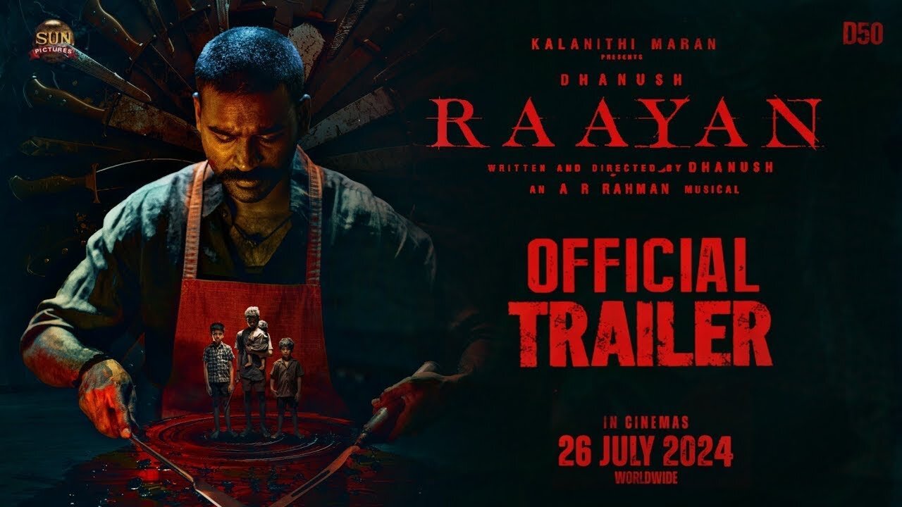 RAAYAN - Official Trailer | Dhanush | Sun Pictures | A.R. Rahman