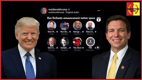 Trump Posts HILARIOUS Video Mocking Desantis Twitter Space Meltdown