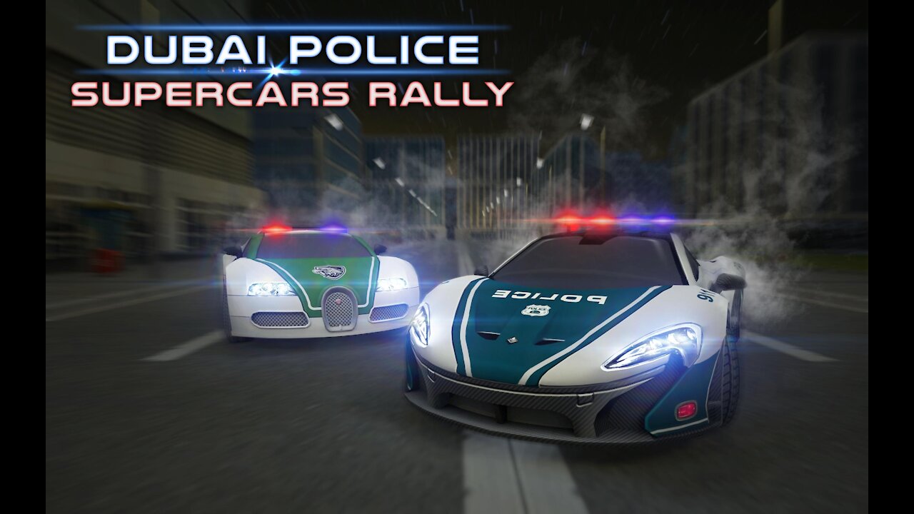 Dubai police cars VS Racer