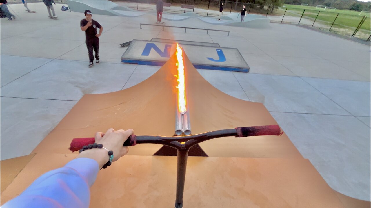 We Lit The Skatepark on FIRE