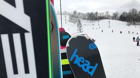 Skiers hit the slopes at Snow Creeki