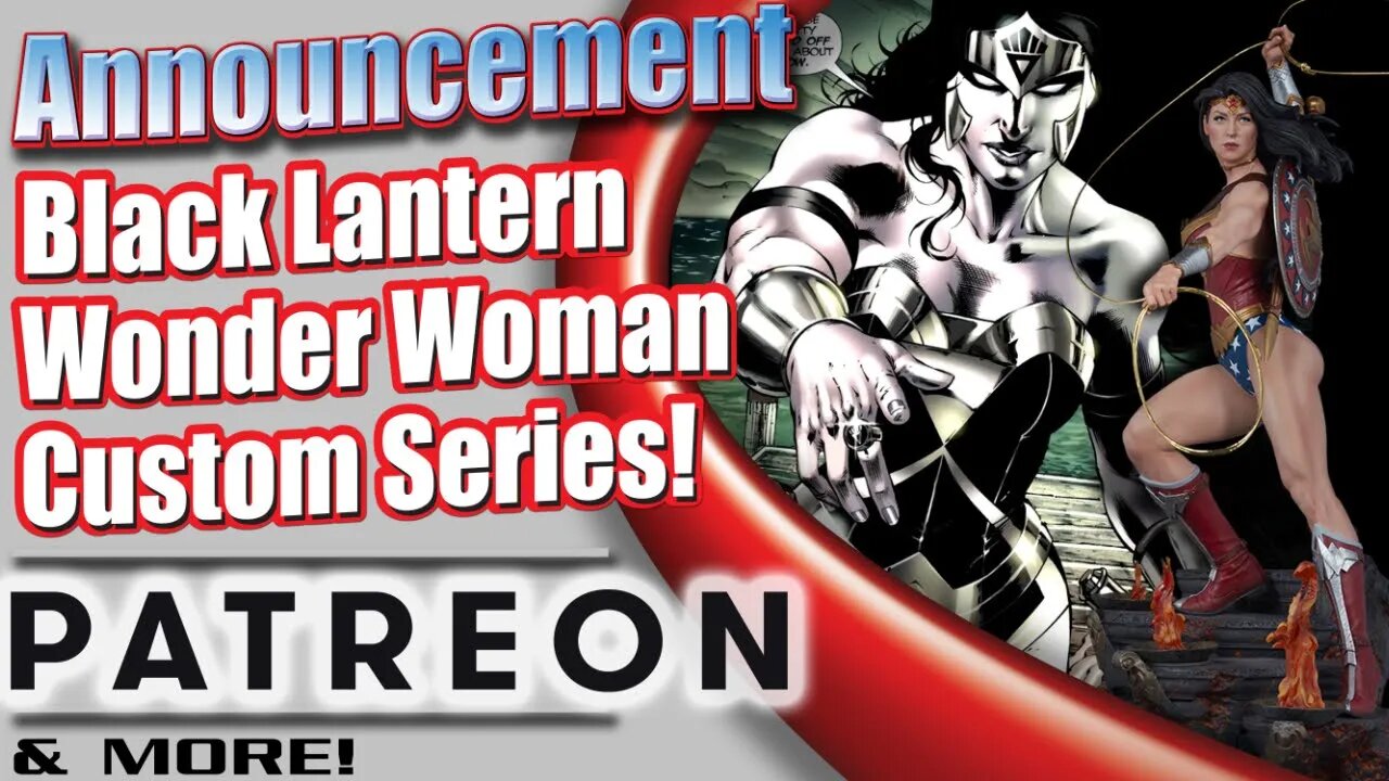 New Friday Streem Annuncement Wonder Woman Black Lantern