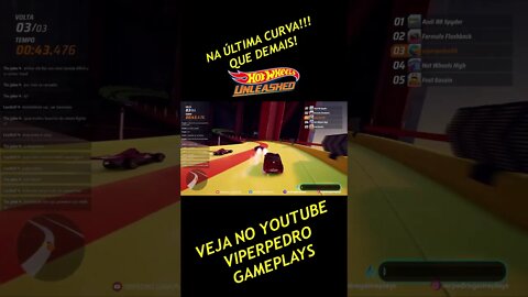 NA ÚLTIMA CURVA!!! HOT WHEELS UNLEASHED #shorts #hotwheels #hotwheelsunleashed #gameplay #f1
