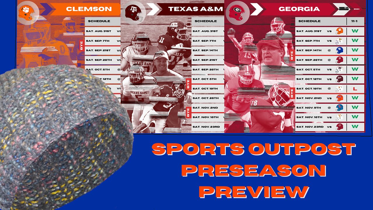 Georgia, Texas A&M, Clemson Predictions & Week 1 Games - Roady Style