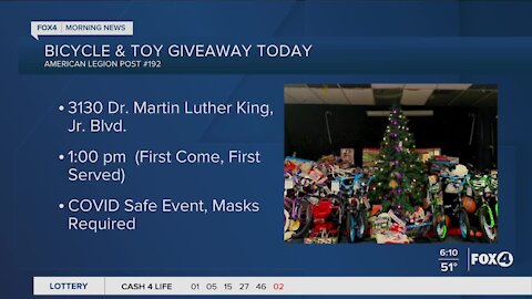 Bicycle & Toy giveaway