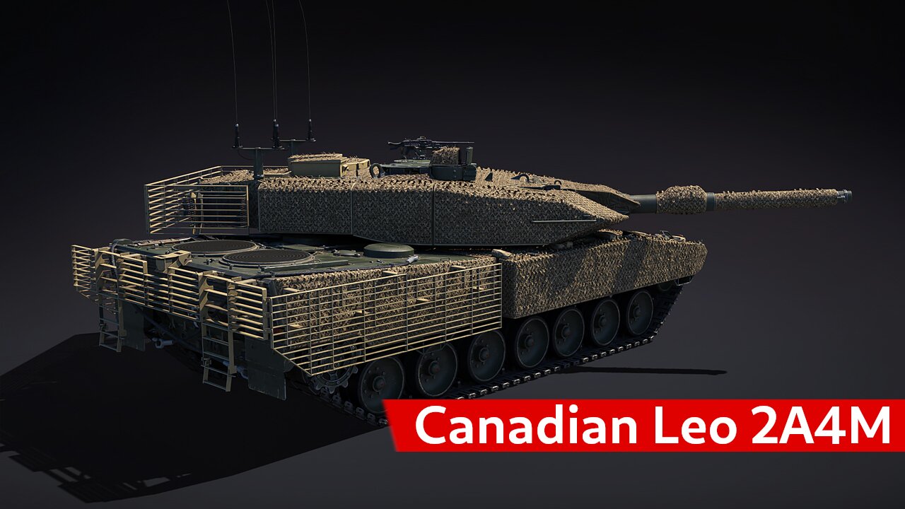 Canada jumps in the German tree! ~ Leopard 2A4M CAN Premium [War Thunder Next Major Update Devblog]