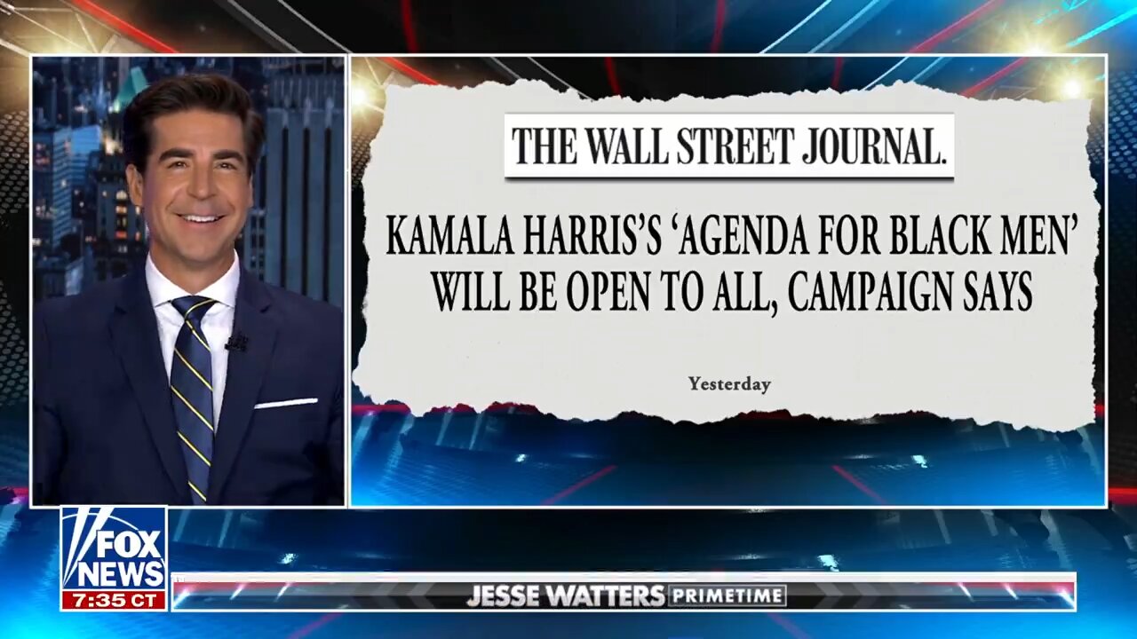 Jesse Watters - Kamala isn’t a new way forward — she’s Joe in a wig.