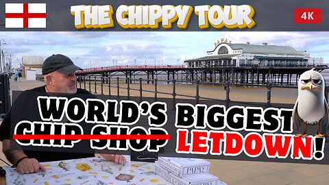 Chippy Review 79: PAPAS Fish and Chips, Cleethorpes. "WORLDS BIGGEST" Fish and Chip Shop. LETDOWN!