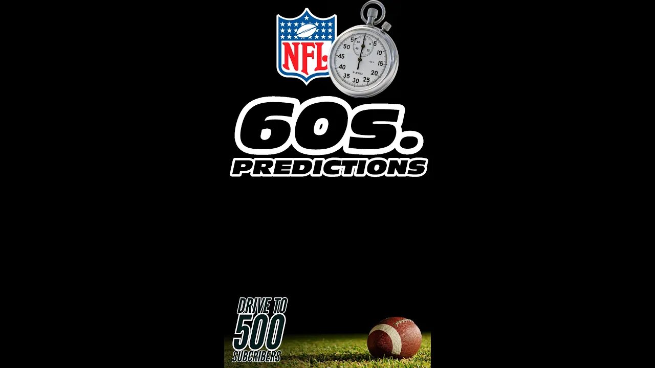 NFL 60 Second Predictions - Week 15