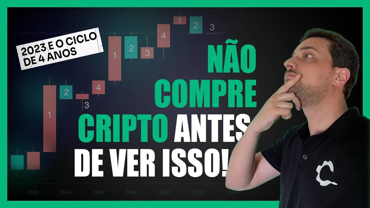 BITCOIN EM 2023 SERÁ TESTE PRA CARDÍACO! TEORIA DOS 4 ANOS 🔥