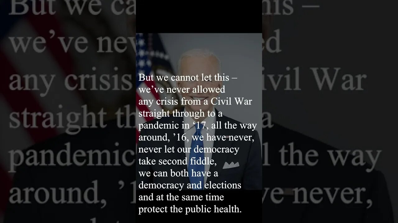 Joe Biden Quote - But we cannot let this...