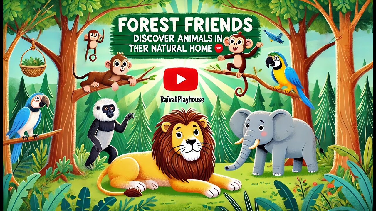 Forest Friends: Discover Animals in Their Natural Home 🐻🦜