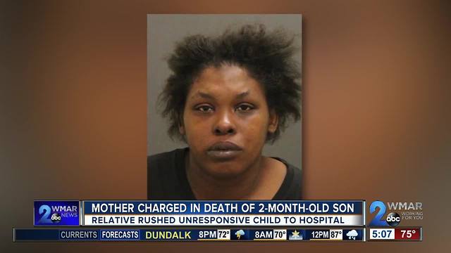 2-month-old dies from blunt force trauma, mother arrested