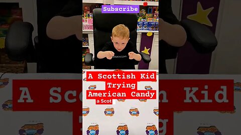 A Scottish Kid Trying American Candy 🇺🇸 #sweets #candy #americancandy #shorts #youtubeshorts #short