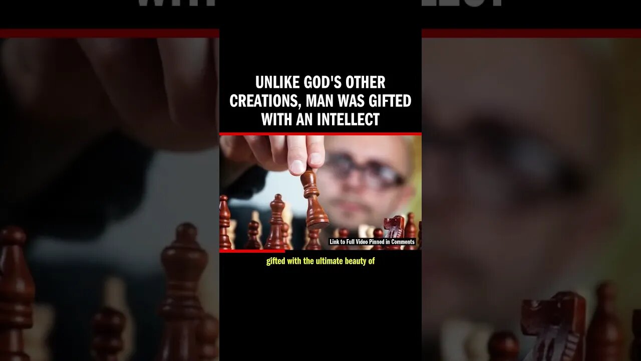 Unlike God's Other Creations, Man Was Gifted with an Intellect