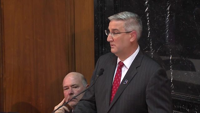 Holcomb addresses drug epidemic, infant mortality during second State of the State speech