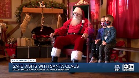 Safe visits with Santa Claus in the Valley