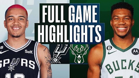 SPURS at BUCKS | FULL GAME HIGHLIGHTS