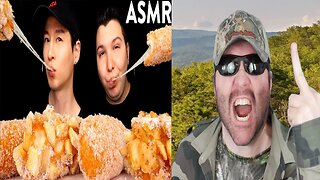 ASMR Mozzarella Corn Dogs With Nikocado Avocado - Mukbang (ZCASMR) - Reaction! (BBT)