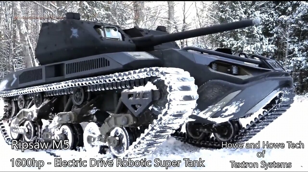 Ripsaw M5 Terminator is the fully automated and AI-controlled tank