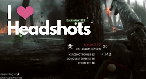 I love headshots — Battlefield 1