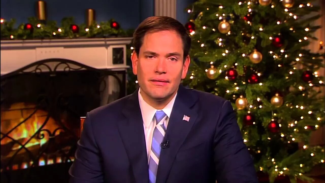 Marco Rubio les desea una Feliz Navidad