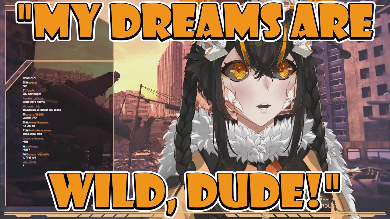 Juniper - "My dreams are WILD, dude!" #vtuber #clips