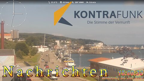 Nachrichten im Kontrafunk 24.07.2024 - 15:00 Uhr #glaubewenig, #hinterfragealles, #denkeselbst