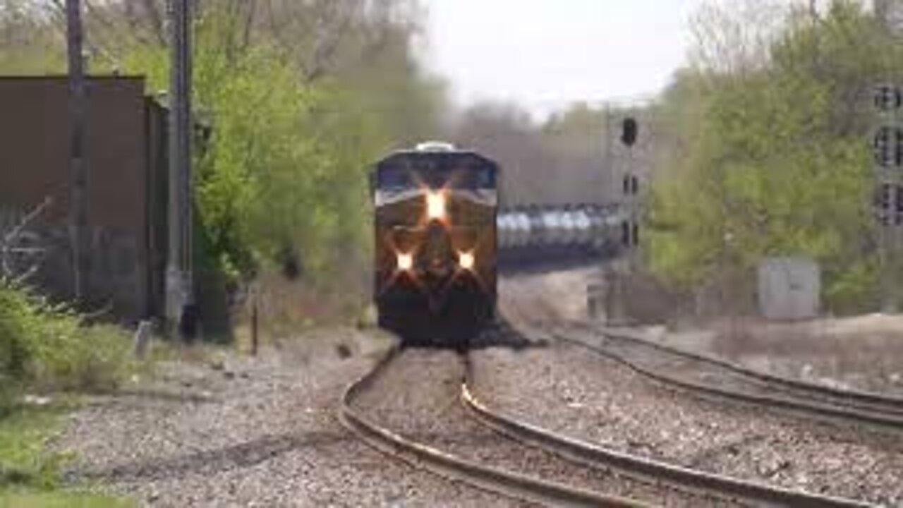 CSX B103 Crude Oil Tanker Train from Berea, Ohio May 7, 2022