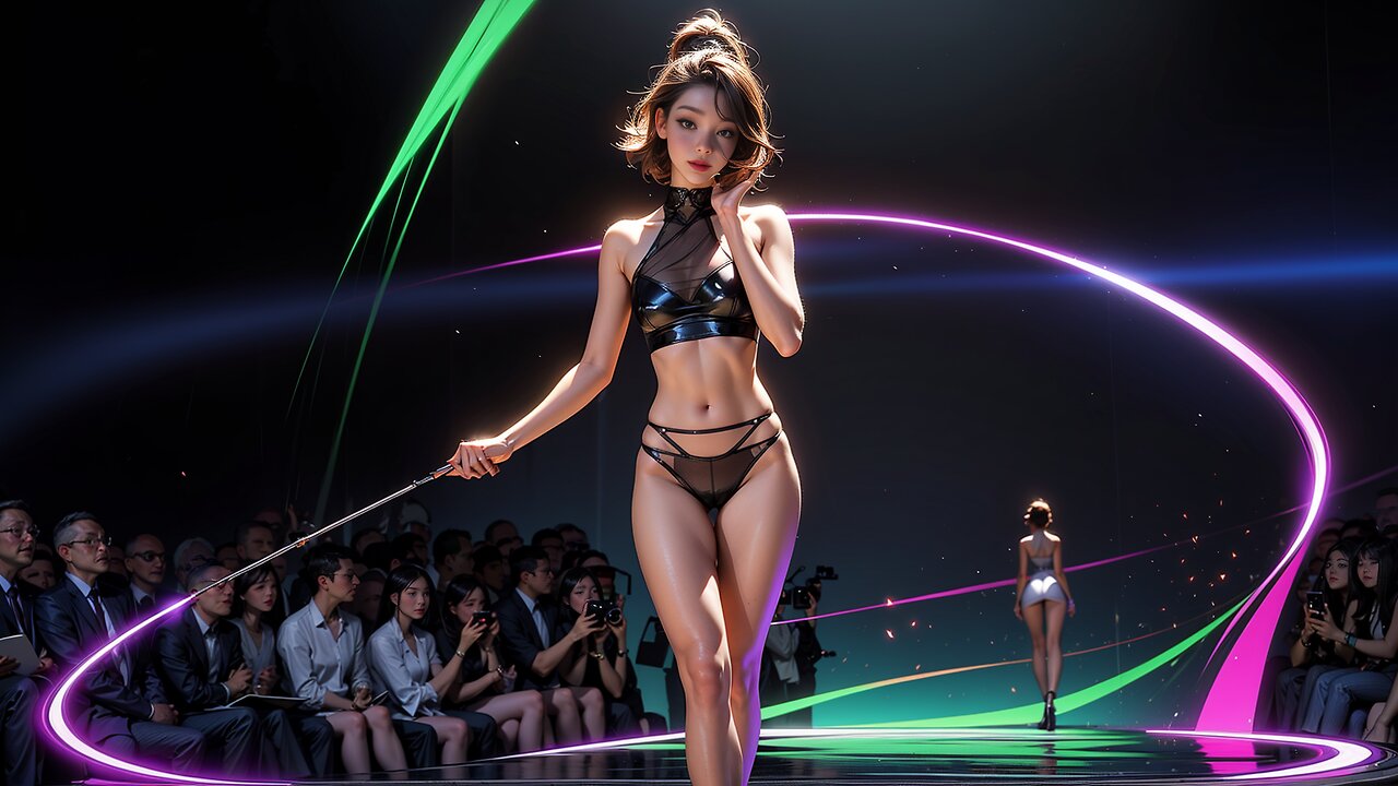 Lingerie Show | Fashion Catwalk | 4K AI Art